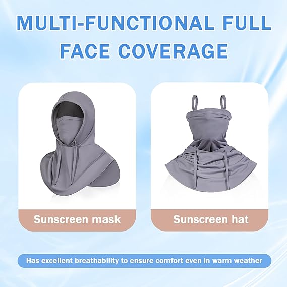 GUSTAVE® Summer Balaclava Sun UV Protection Hood Breathable