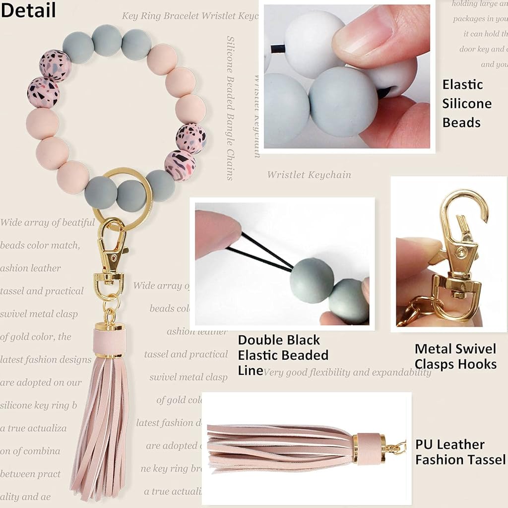 ZIBUYU® Key Ring Bracelet