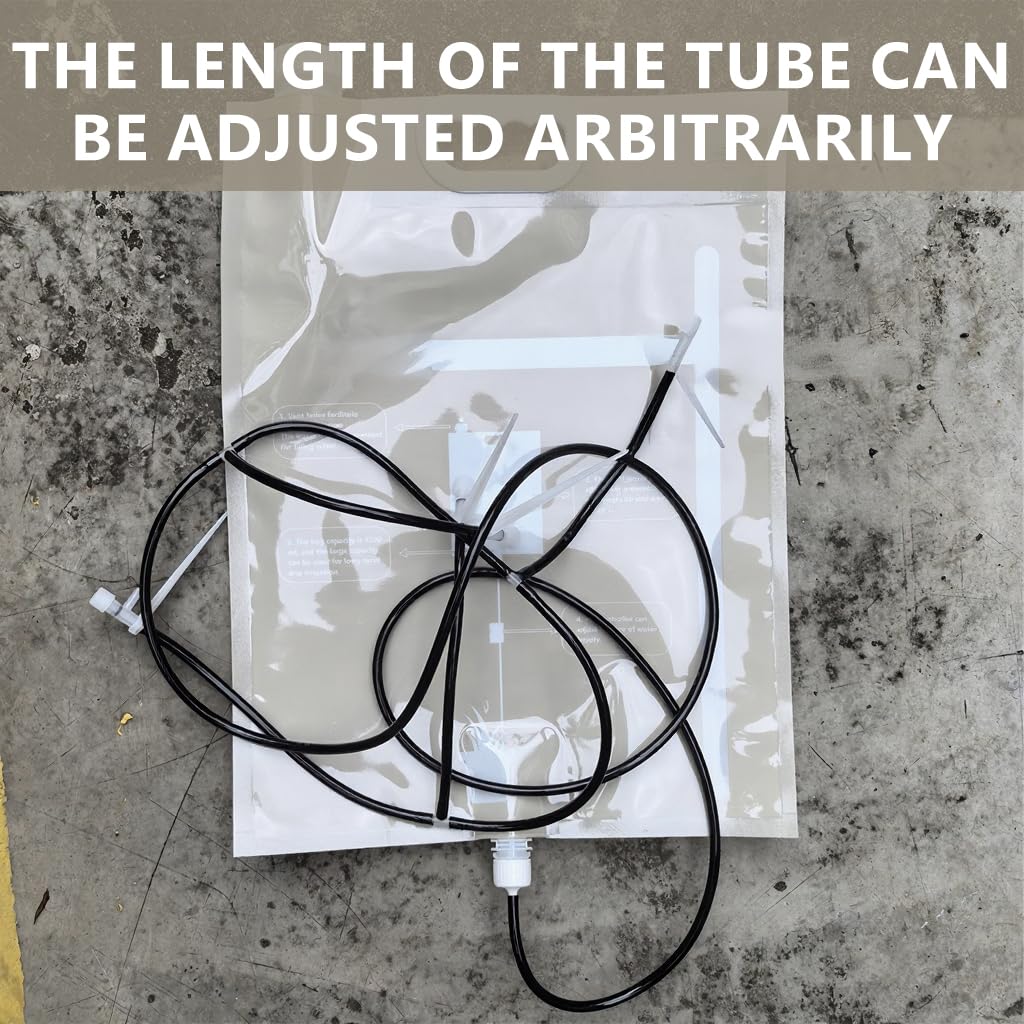 HASTHIP Self Watering Kit for Planters and Flower Beds with 6.5L Bag and 33 ft Pipe | DIY Slow Irrigation System