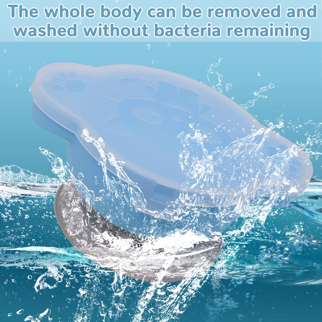 SNOWIE SOFT Baby Feeding Bowl Set for Self Feeding with Suction Cup and Cover | 4Pcs BPA Free Food Grade PP Tableware for Toddlers