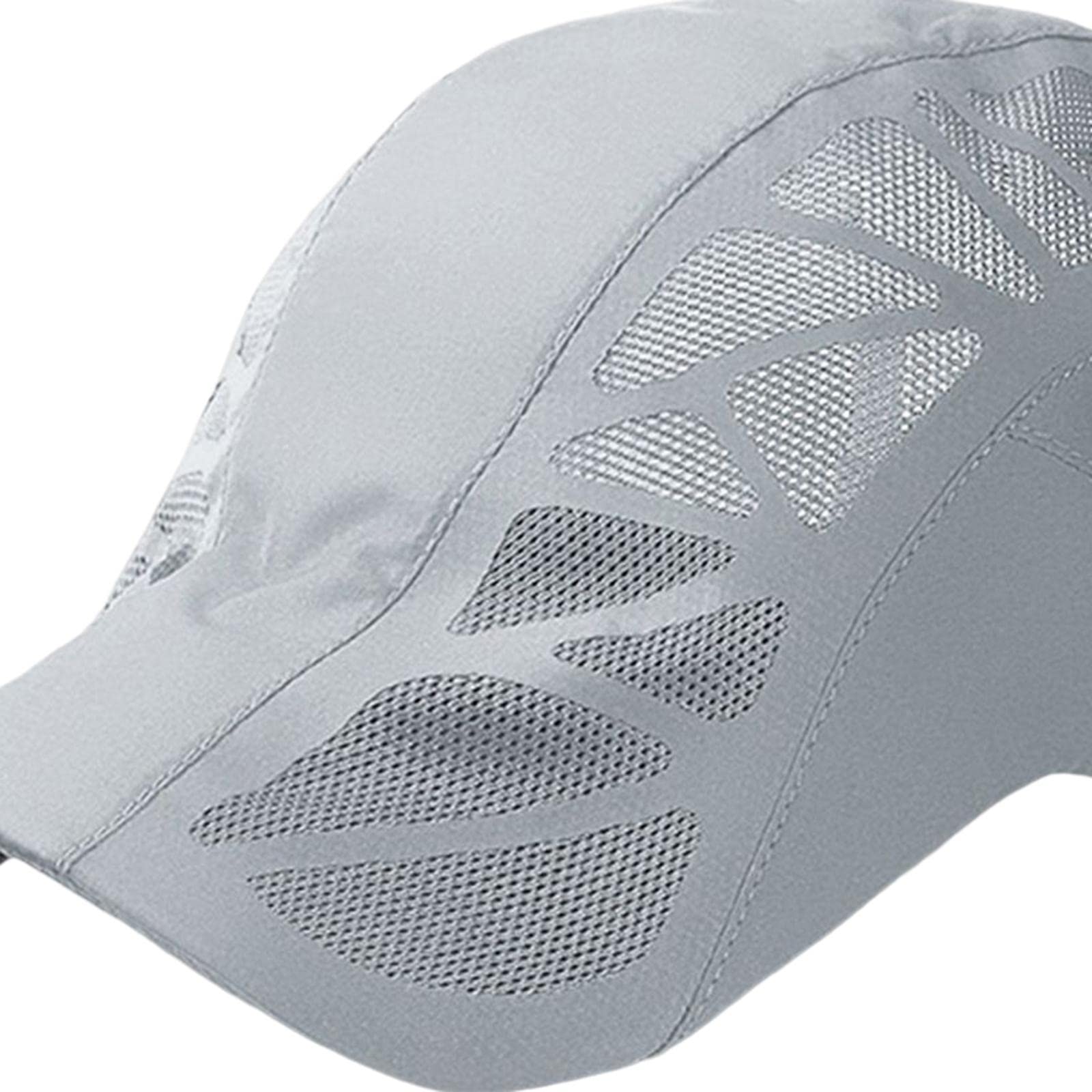 Venzina Baseball Cap for Outdoor Use with Breathable Mesh Design 56-60cm Grey | Adjustable Fit