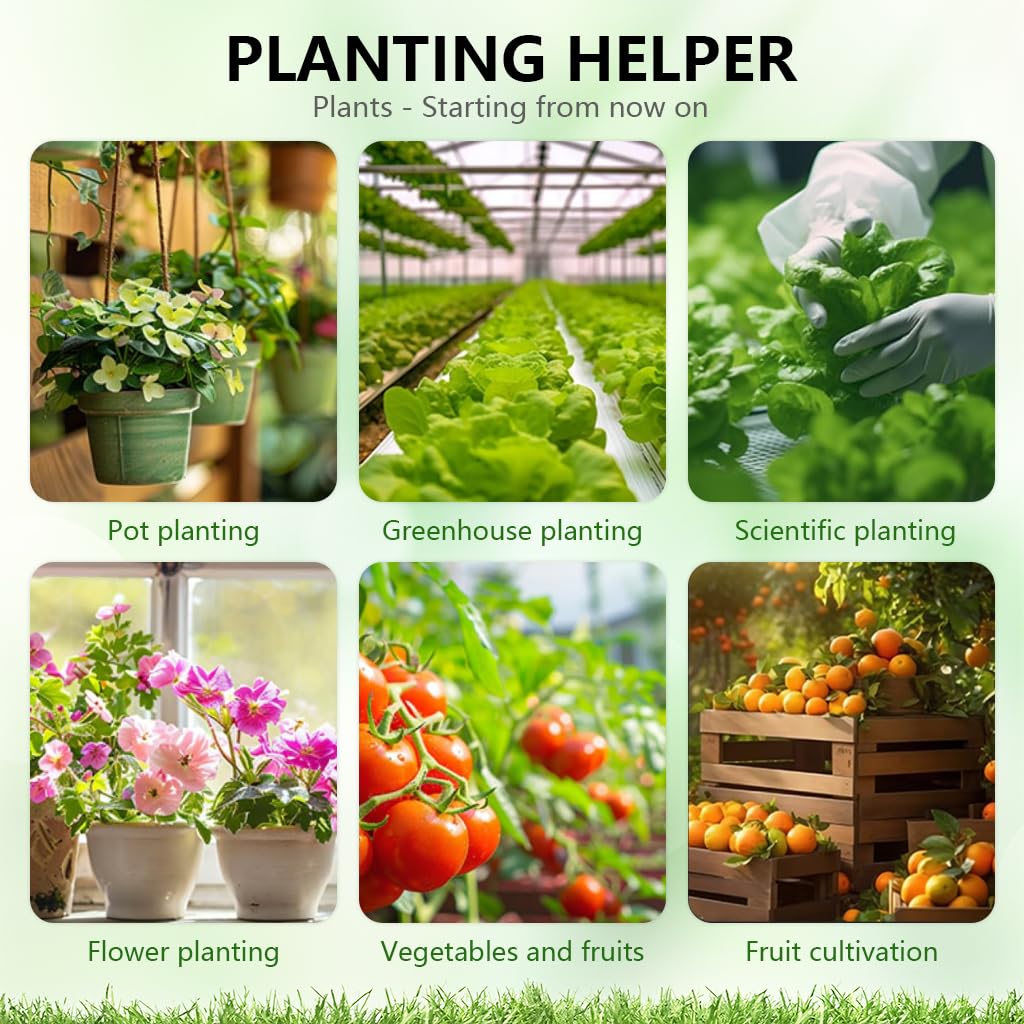 Serplex Soil Tester for Gardening with 6-in-1 pH Moisture and Light Sensors | Rotating LCD Display