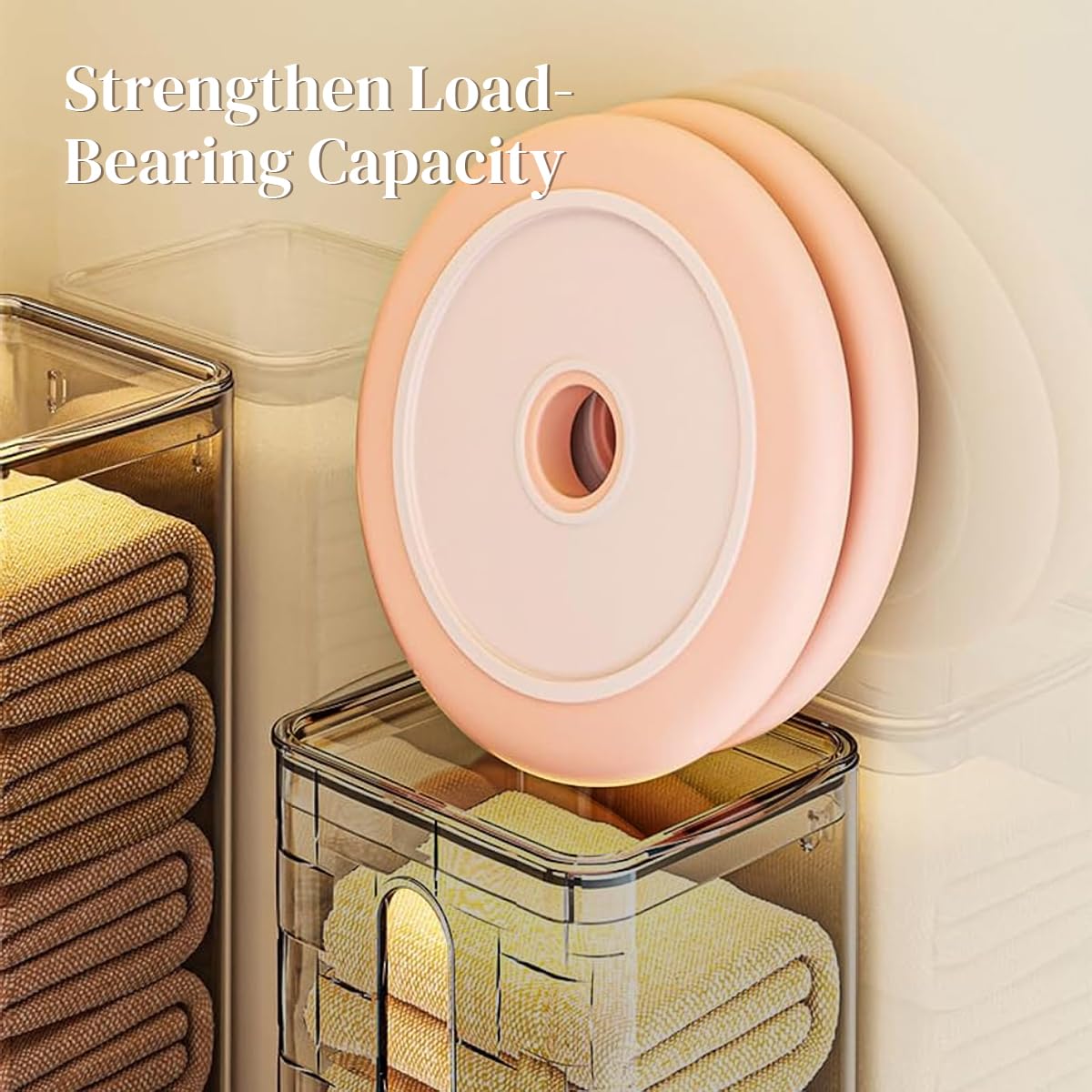 HASTHIP Wall Mount Drawer Organizer for Socks and Underwear with Hanging Storage Box 2PCS Grey