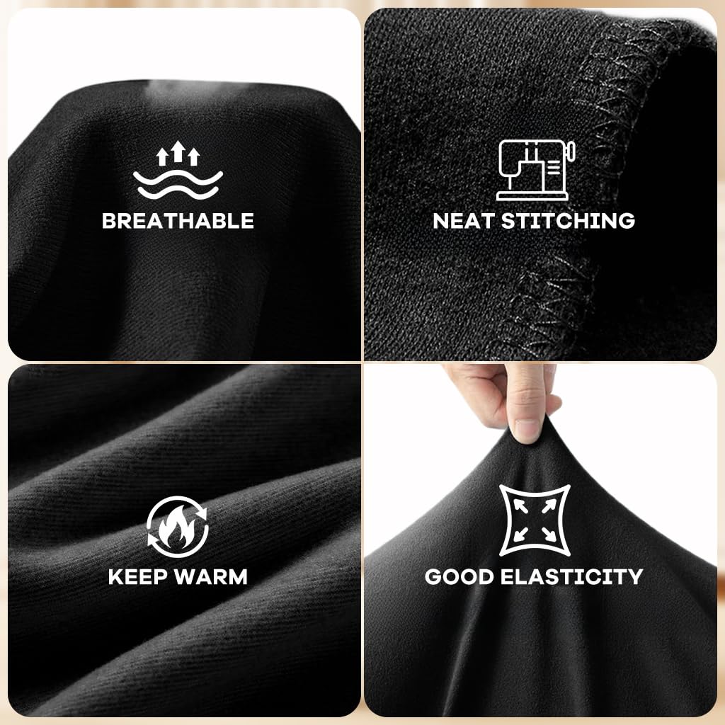 SANNIDHI Thermal Underwear for Men with Fleece Lined 2PCS Set | Moisture Wicking Base Layer