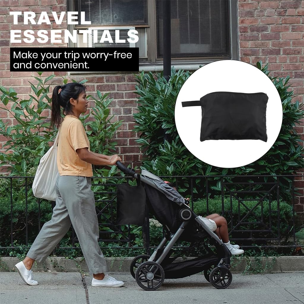 SNOWIE SOFT Travel Bag for Folding Baby Stroller 114x39cm with Drawstring Closure | Waterproof 600D Oxford Storage for Pram and Car Seat