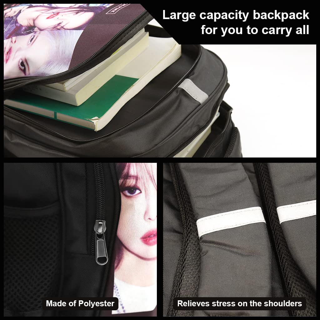 PALAY Blackpink Backpack for School and Travel featuring Ergonomic Shoulder Straps | 42×31×18 cm Laptop Bag
