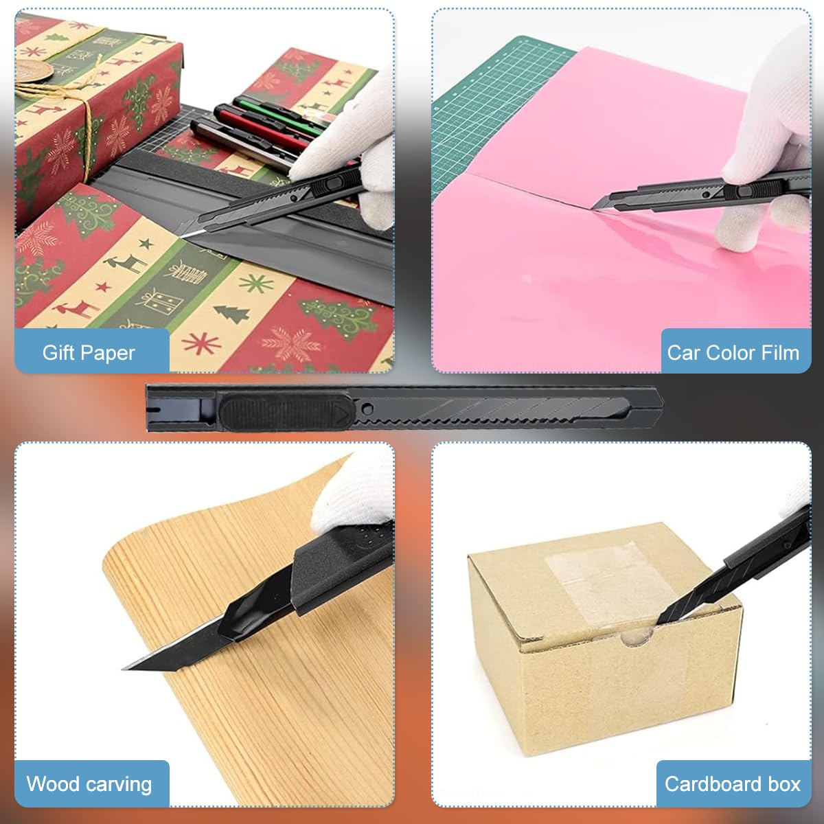 STHIRA Car Window Tint Tool Kit 21 Pcs for Film Application with ABS Squeegee & Utility Cutter