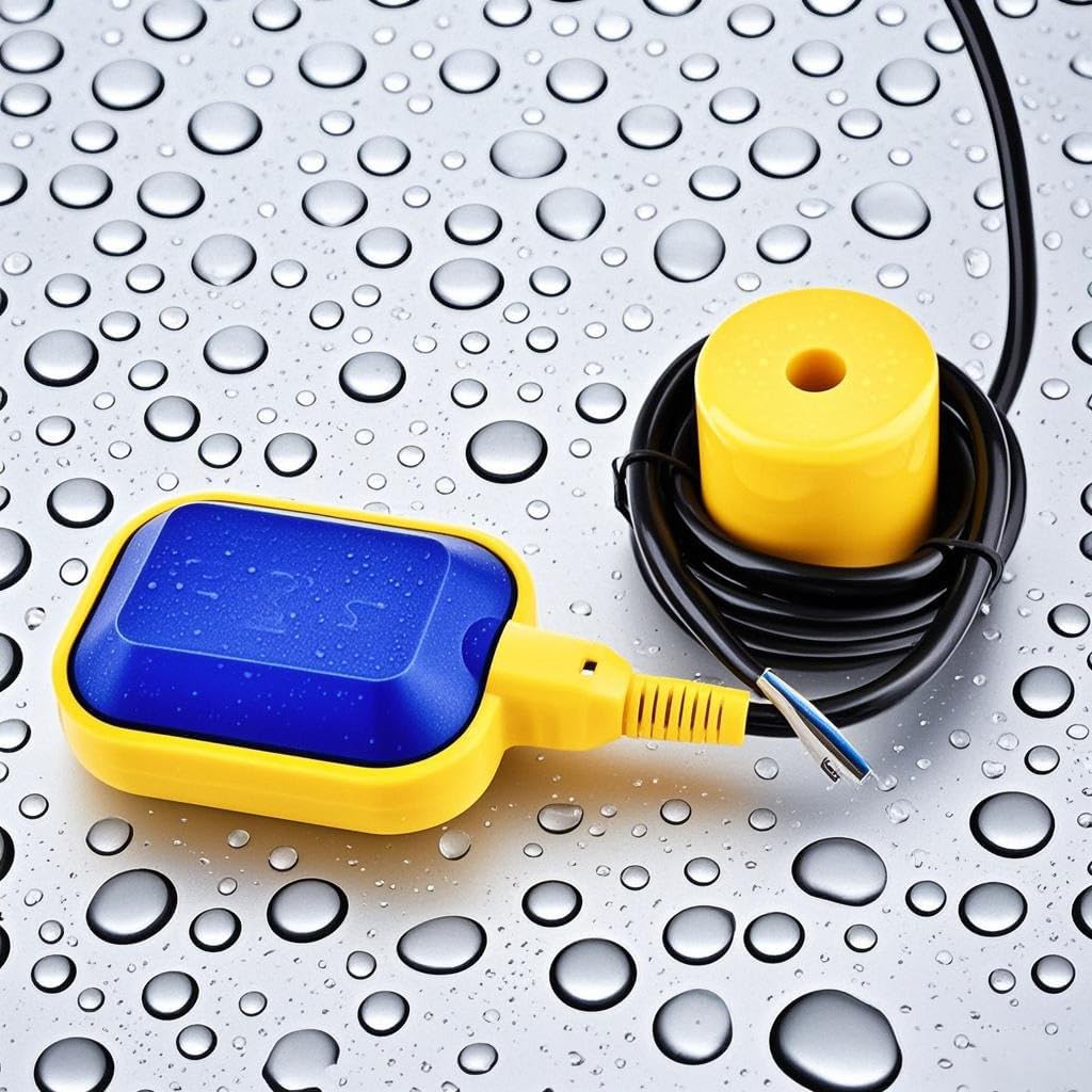 ZIBUYU Water Level Controller for Tanks and Pumps with 2M Cable Float Switch | Automatic Overflow Protection