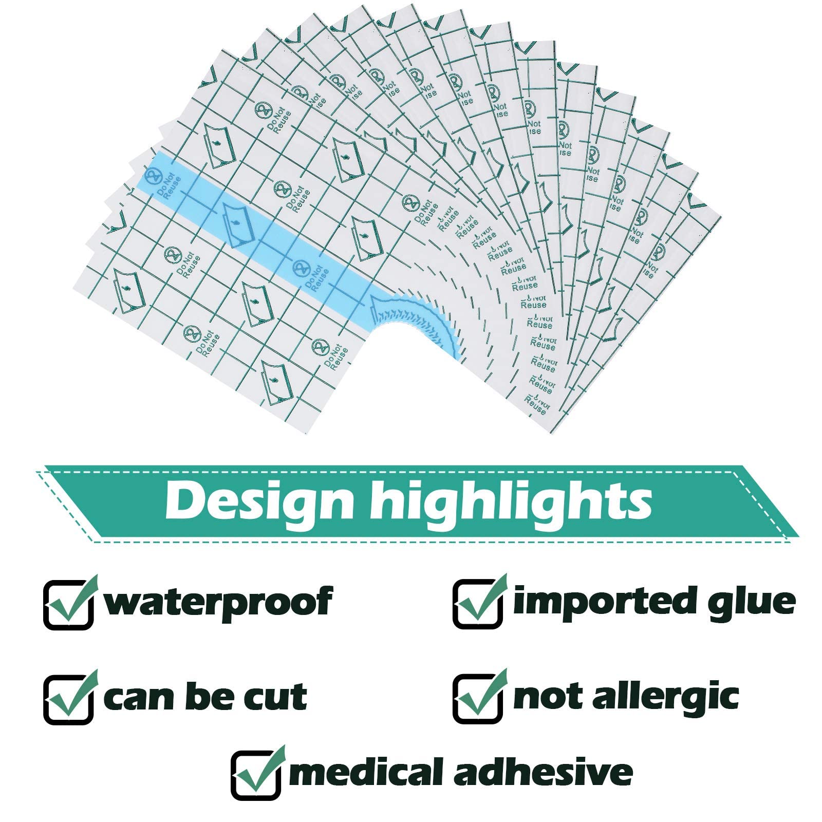 Sannidhi Transparent Film Dressing for Wound Care with 3 Layer PU Design 50 Pcs 4 x 4 in | Waterproof and Skin Friendly