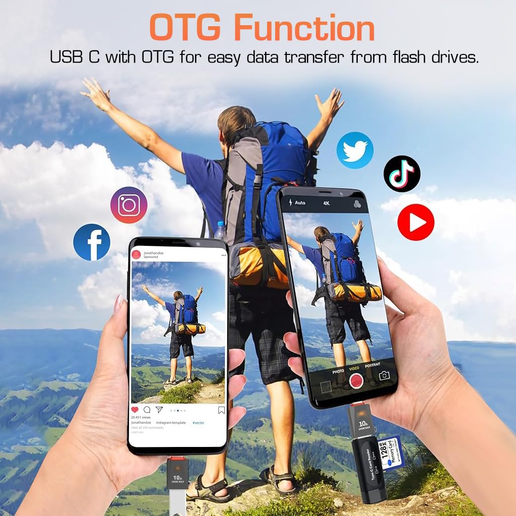 Verilux USB C Adapter for Laptop and Phone with 240W Fast Charging & 5Gbps Transfer | Zinc Alloy