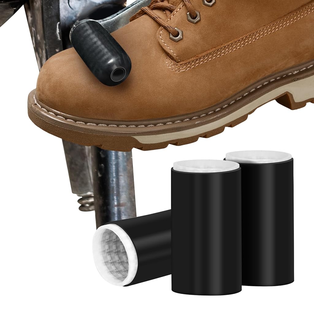 STHIRA® 2PCS Motorcycle Shifter Shoe Protector, Shrinkable Gear Shift Cover for Motorcycle Shoes, Para Motos Accessories for Men Women