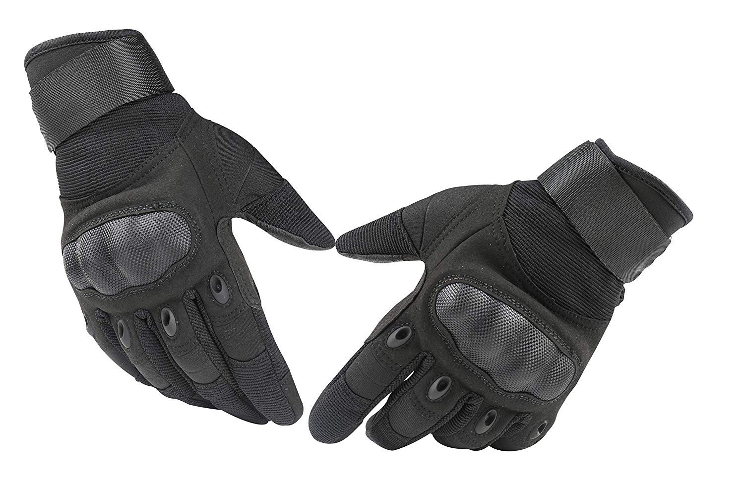 Proberos Riding Gloves for Outdoor Cycling and Motorcycle with Hard Knuckle Protection | Touchscreen Full Finger Design for Men and Women 21–22cm