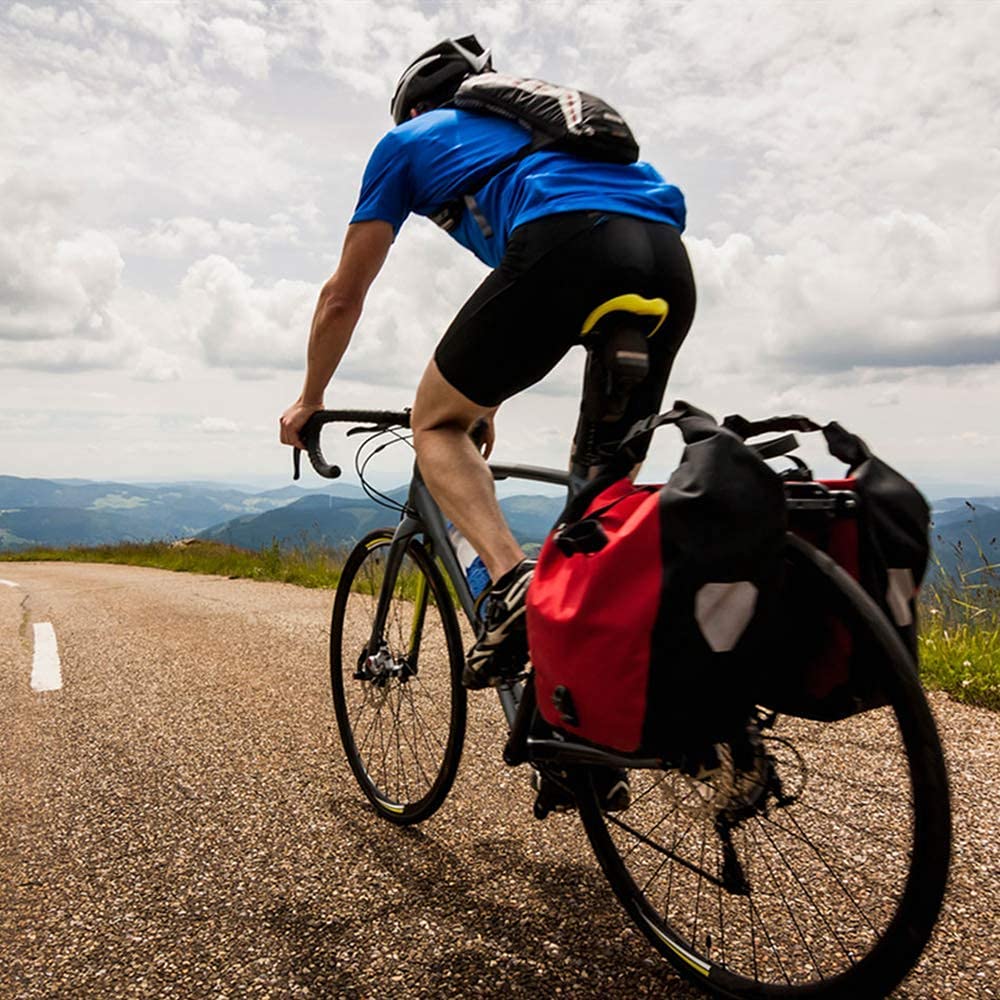 PROBEROS Cycle Frame Bag with 6.5 in Waterproof TPU Touch Screen and Double Zipper | Black