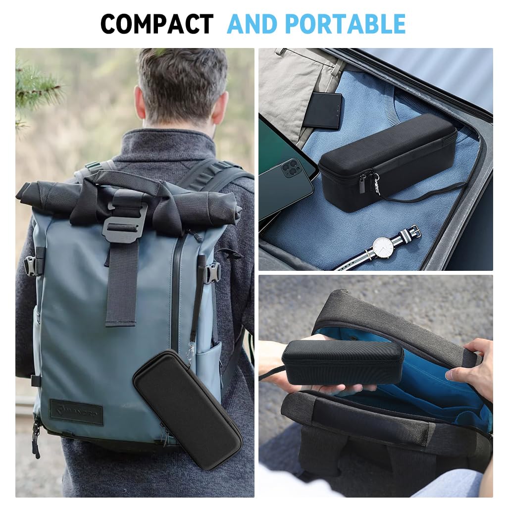 ZORBES Carrying Case for Sony ULT Field 1 and SRS-ULT10 Speakers with Mesh Pocket | Waterproof Nylon Travel Case 9.84x3.35x2.76 in