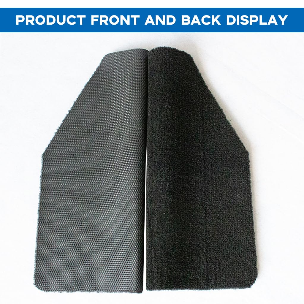 HASTHIP Urinal Mat 42x52cm for Public Restrooms with Anti Slip Backing and Washable Polyester | Pack of 4