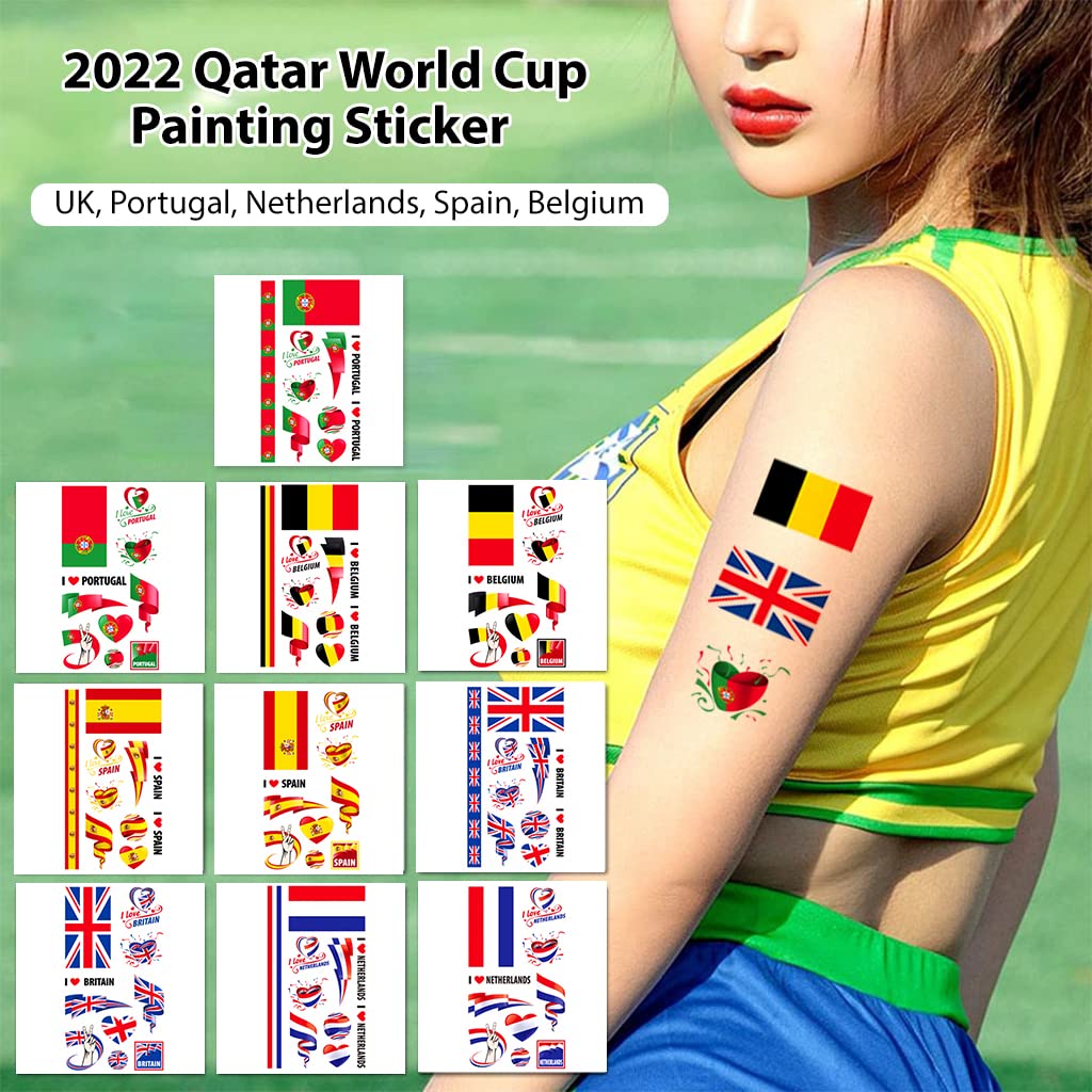 MAYCREATE Football Themed Vinyl Stickers for Laptops and DIY Crafts featuring UV Coating | 10 Pcs Set for Kids and Adults