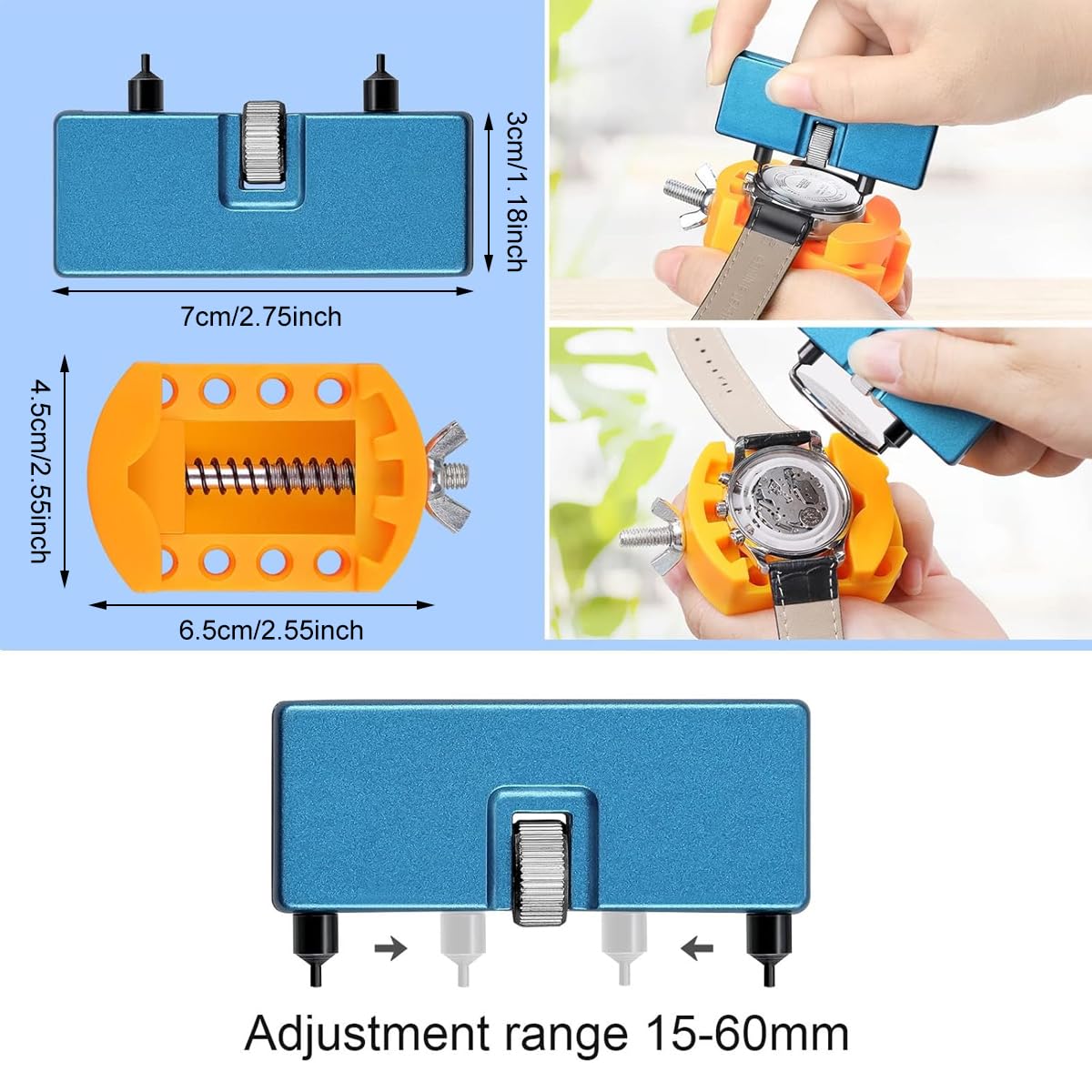 Serplex Watch Repair Kit for Battery Replacement and Strap Adjustment | 2PCS Screwdriver Set