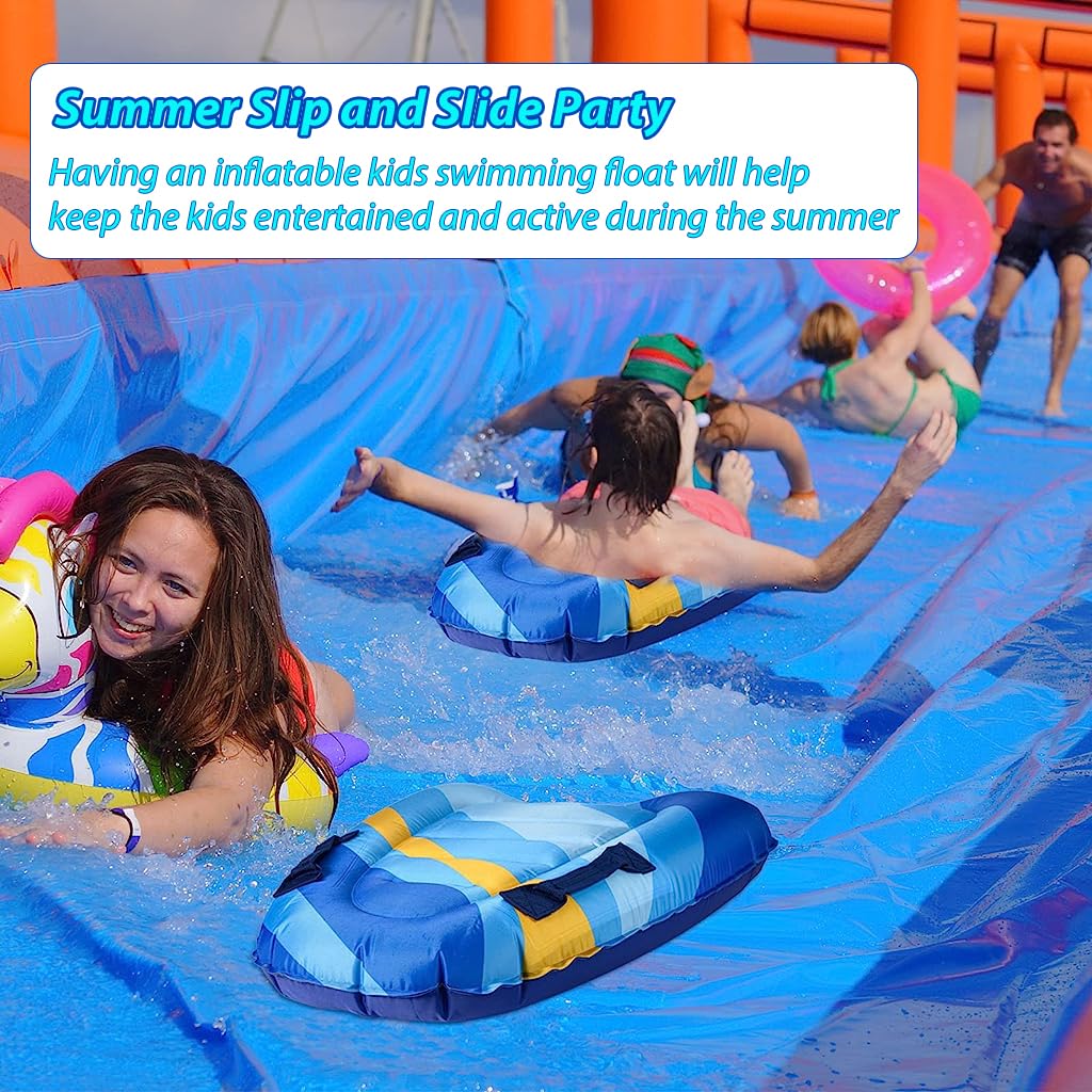 Optifit Swimming Kickboard for Kids Learning to Swim with 70×52×15cm Triangle Design | PVC Float Aid