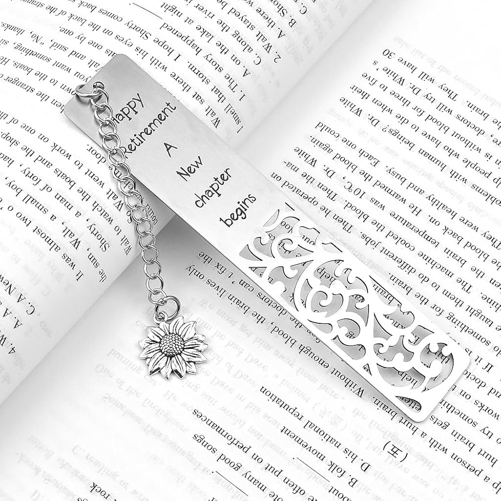 OFIFO® Elegant Retirement Bookmark Gift - Heartfelt Keepsake for Retiring Women, Teachers, Nurses & Colleagues, Thoughtful Farewell Present for Mentors
