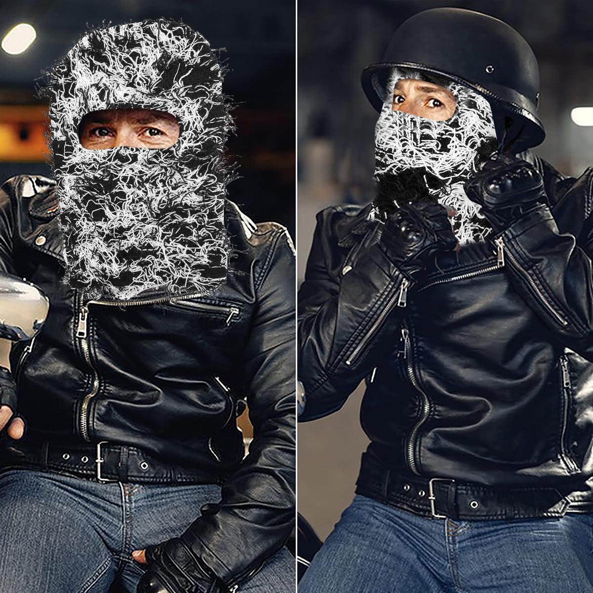 Proberos Ski Mask for Winter Outdoor Activities with Soft Acrylic Knit | Fits Most Men and Women