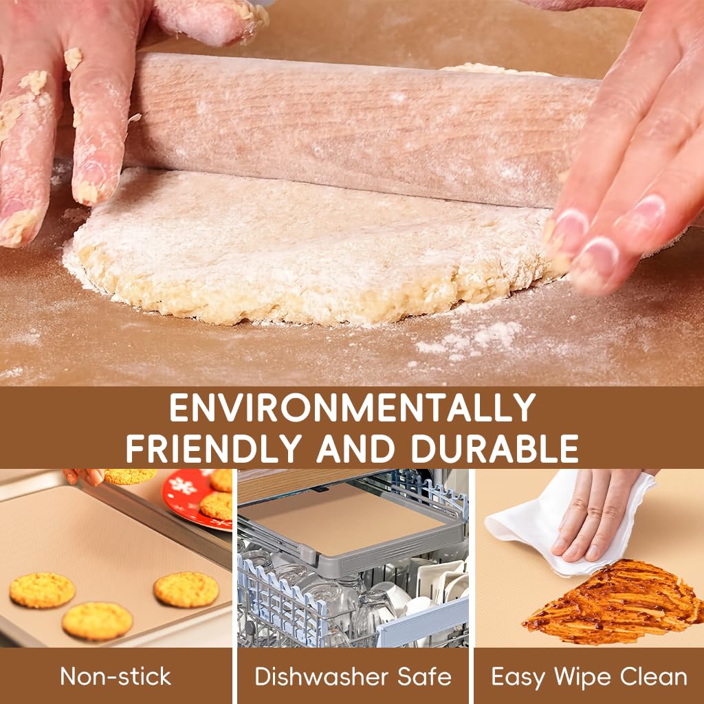 Supvox Reusable Silicone Baking Pot Liner 30x180cm for Oven and Pans | Non Stick Oil Proof Trim to Fit