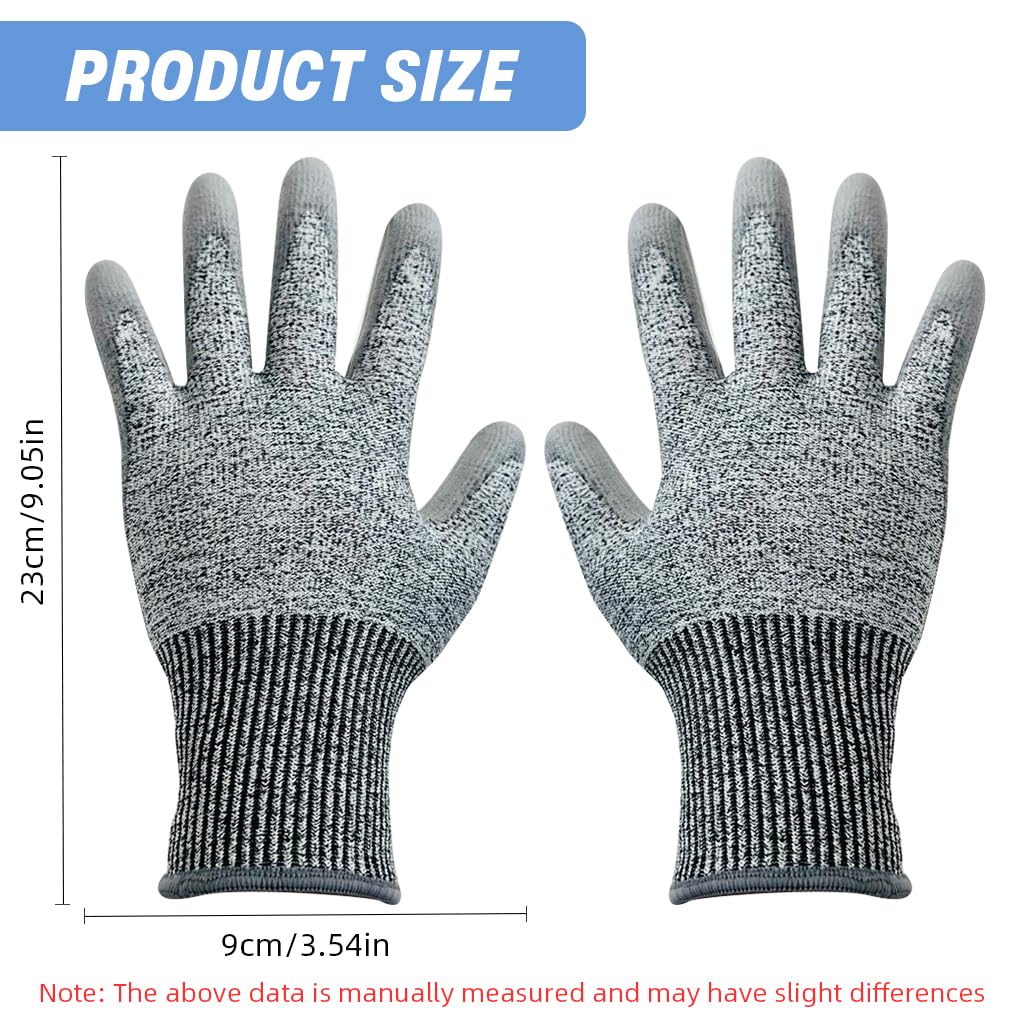 Serplex Cut Resistant Gloves Level 5 Protection for Work and Food Handling | HPPE Material with Micro Foam Grip