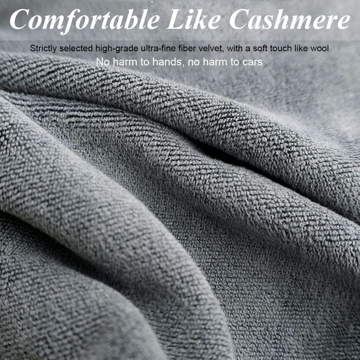 Microfiber Car Cleaning Cloth for SUV and Truck with 35 x 75cm Large Absorbent Towels | Lint Free Scratch Safe Design