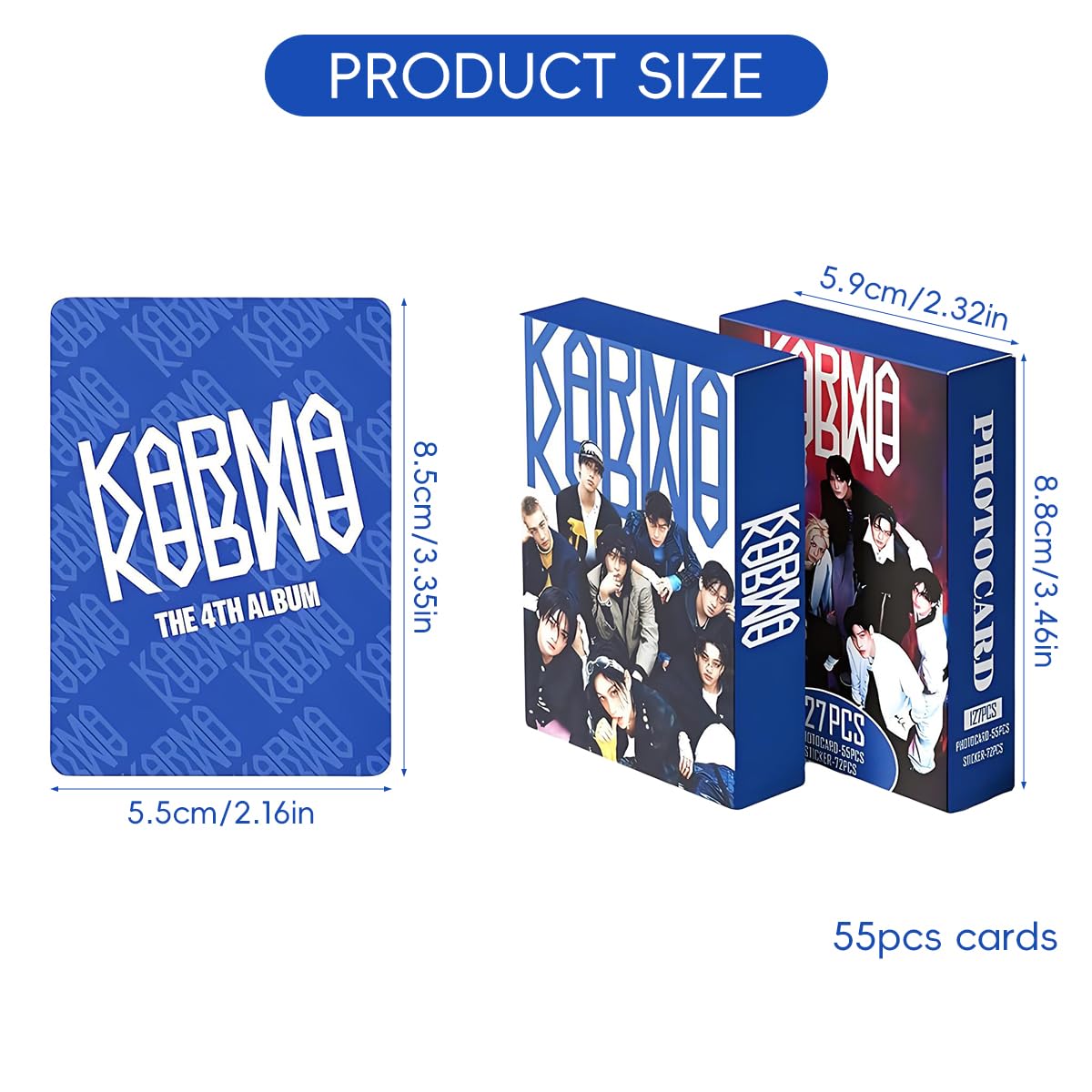 FANCYKU Stray Kids Star Cards Collectible Photocards 127 pcs for Fans | HD Fashion Portrait Set