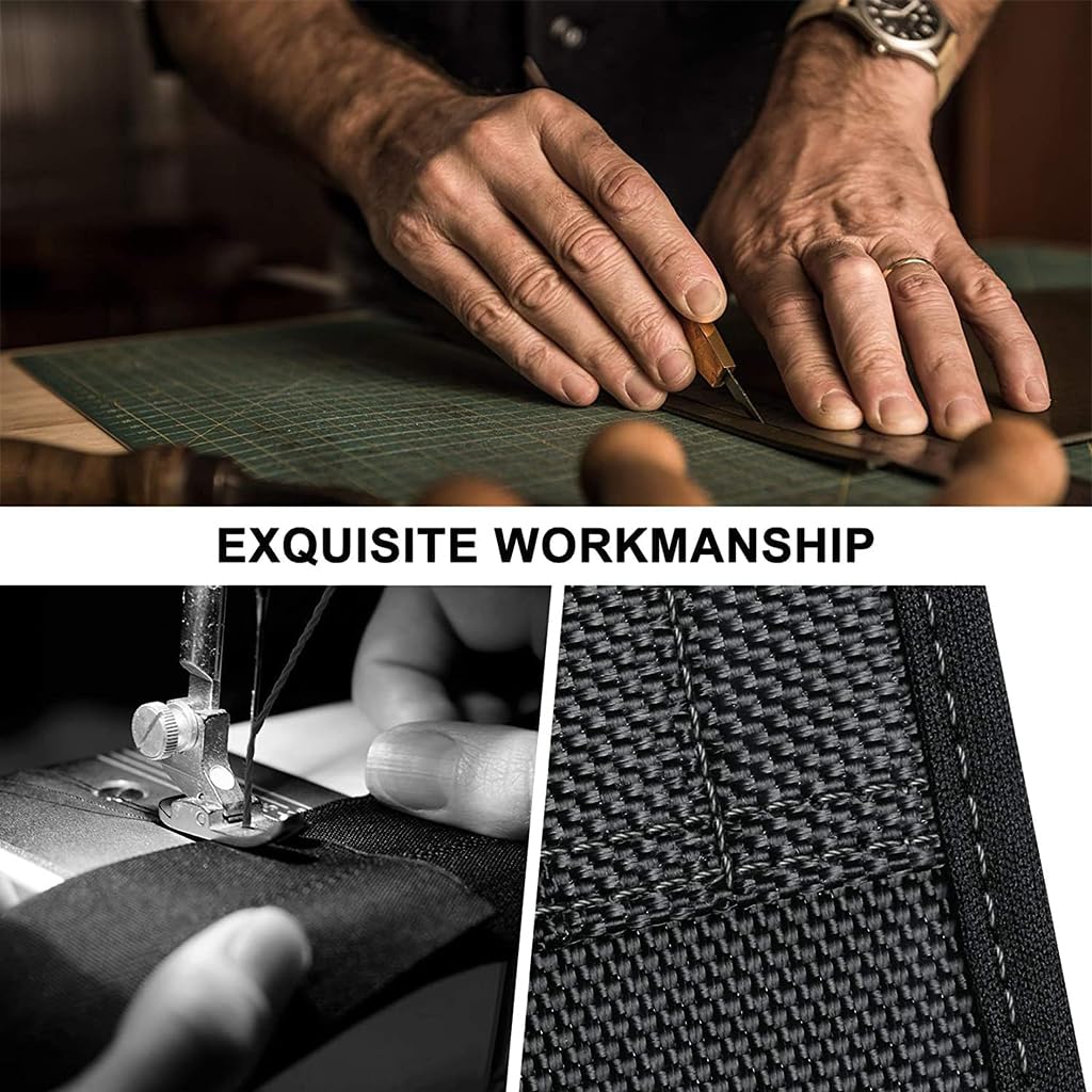 GUSTAVE Mobile Pouch for Men with Belt Clip and Carabiner featuring Hook and Loop Closure | Fits 4.0–7.0 in Phones and Rugged Nylon Design