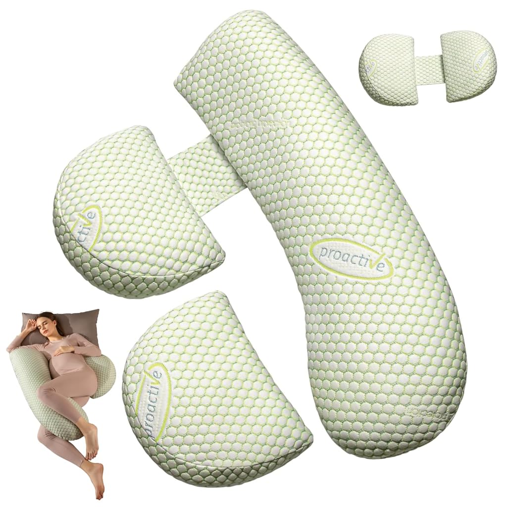 HASTHIP® Pregnancy Pillows for Sleeping,Pregnancy Must Haves Body Pillow,Maternity Body Pillow for Adults Support Back Legs Belly HIPS