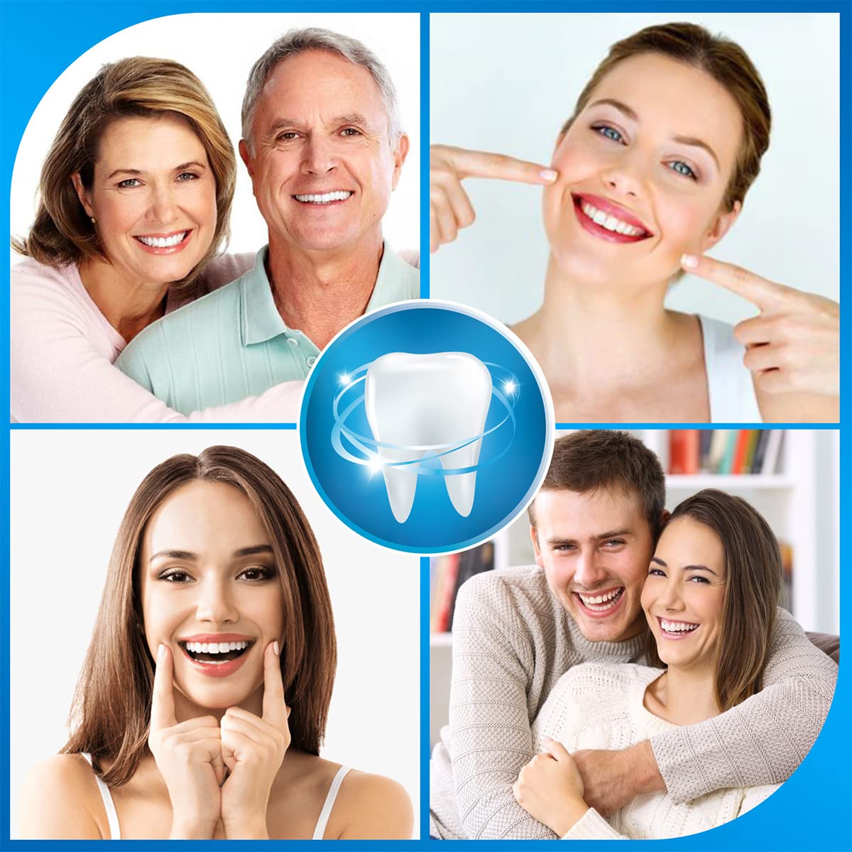 HANNEA Teeth Cleaning Kit for Home Dental Care with 5 Modes and IPX7 Waterproof Design