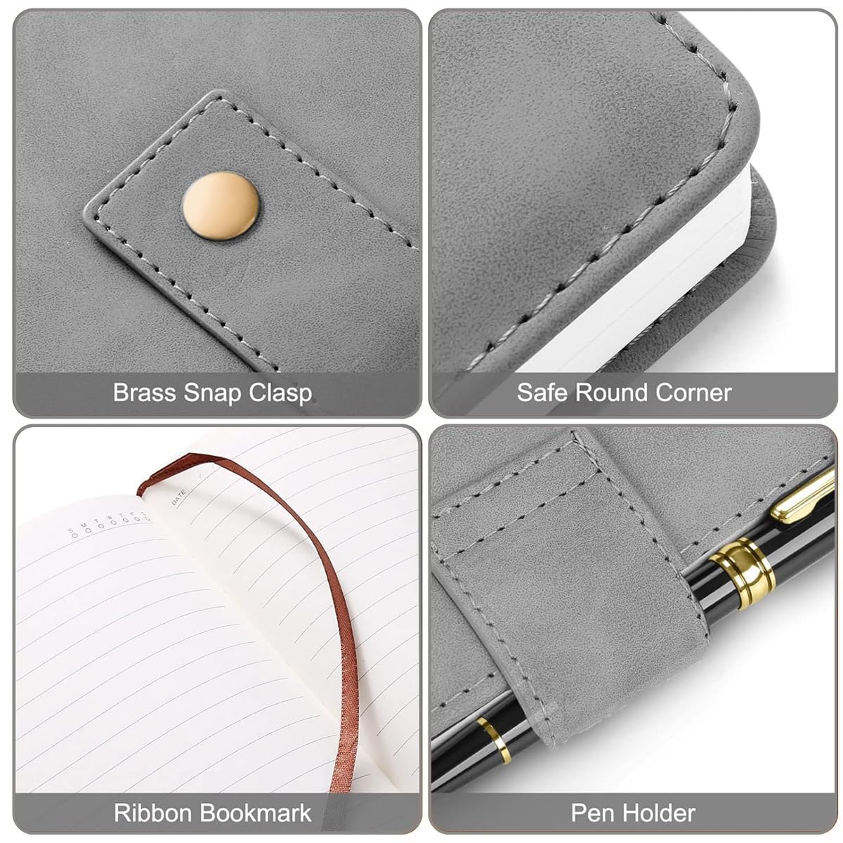 Climberty Planner Diary for Daily Use featuring Snap Button Closure & 200 Pages 100gsm Ruled Paper