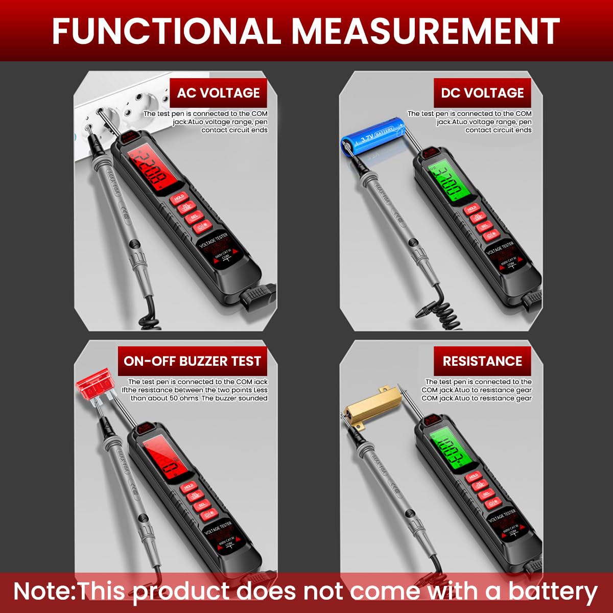 Digital USB Voltmeter 3.6V–12V QC 3.0 for Laptop & Solar Panel ...