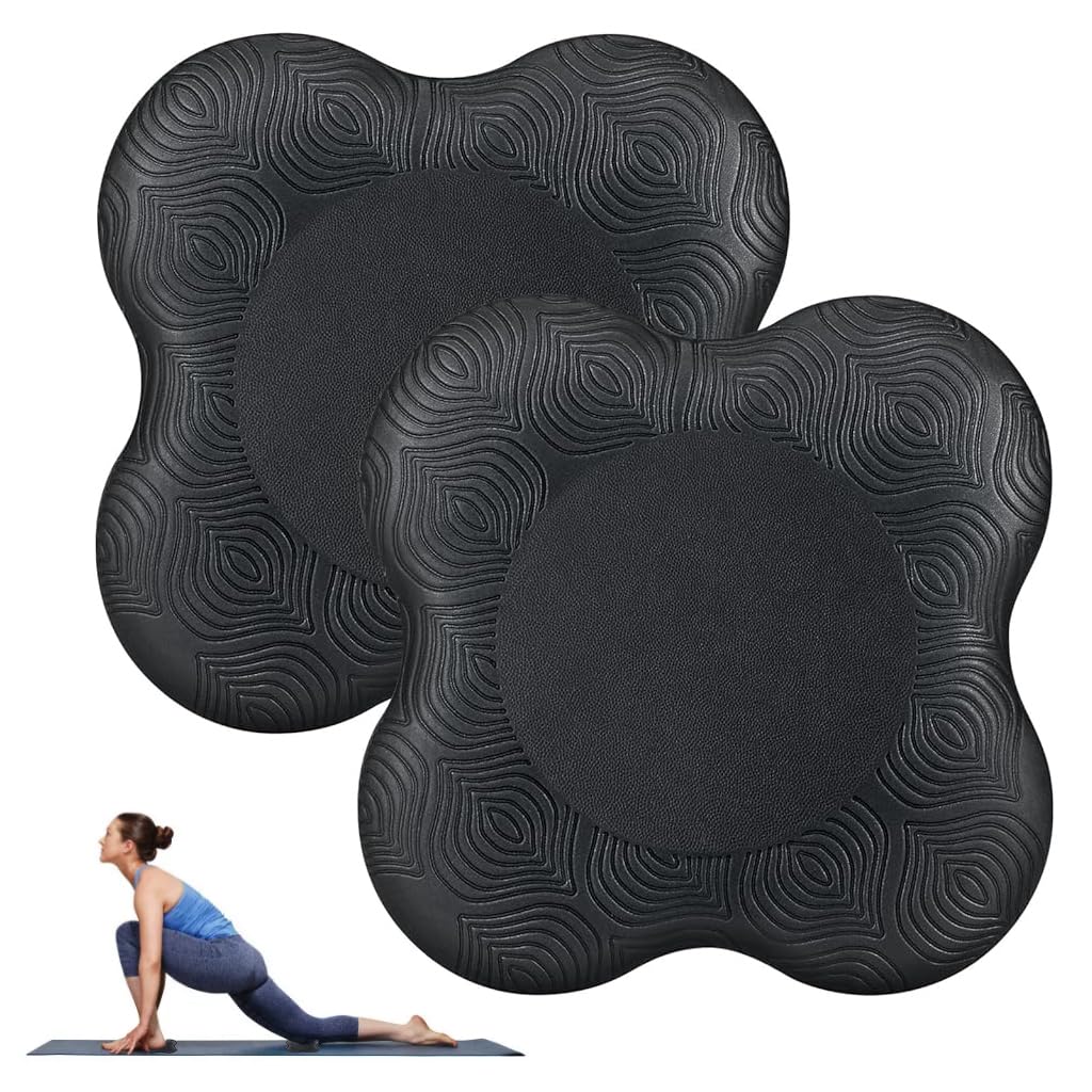 Proberos® 2pc Premium EVA Yoga Support Pads Anti-Slip Knee & Elbow Cushioning Pads for Yoga & Exercise, Pain Relief, Multi-Use, Durable, Yoga Knee Pads Set