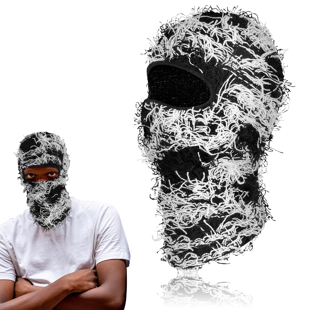 Proberos Ski Mask for Winter Outdoor Activities with Soft Acrylic Knit | Fits Most Men and Women
