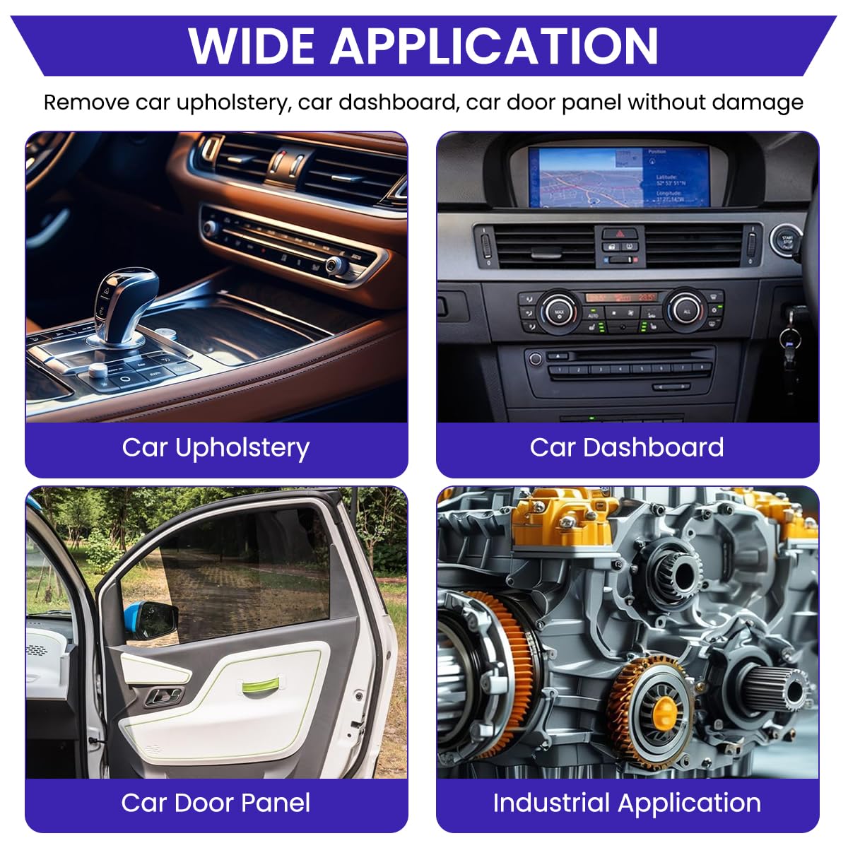 STHIRA Vehicle Pry Tools Set for Interior Panel Removal with Dual Head Design | 14PCS