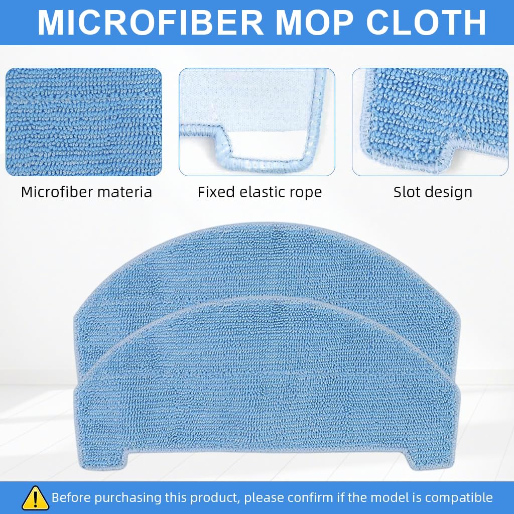 HASTHIP Robot Vacuum Cleaner Spare Parts for ILIFE T20s Pro with 7 Pcs Set | Easy Install