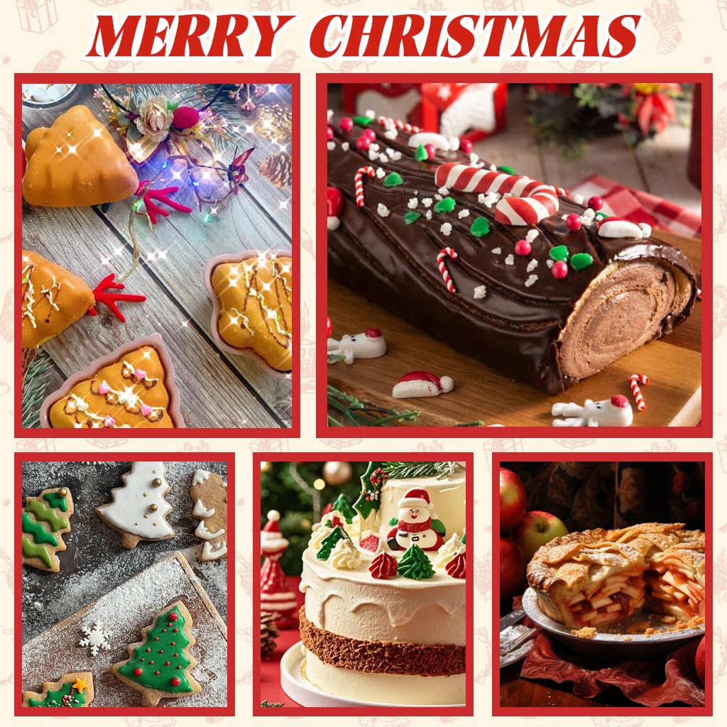 Supvox Christmas Boots Shape Mini Cake Pan featuring 5.3 in Pie Molds in Bronze Color