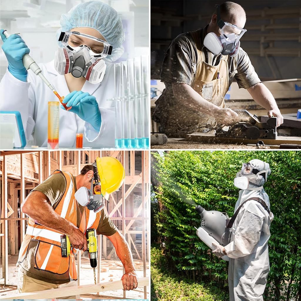 Serplex Activated Carbon Filter Pads 48PCS with 5 Layer Filtration for Respirator Masks