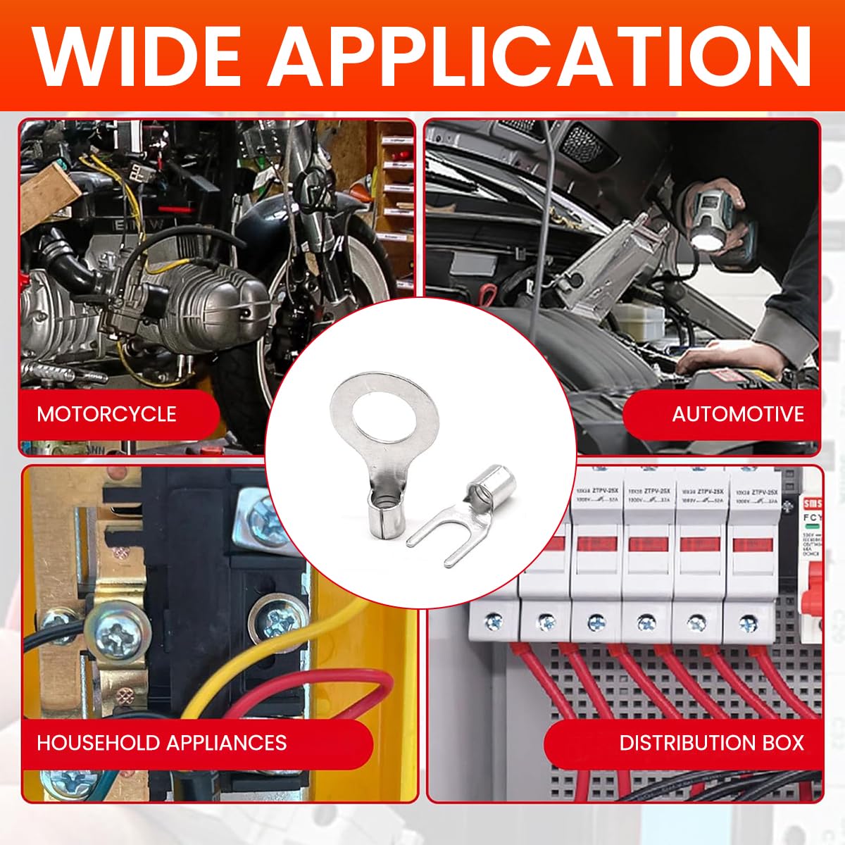 Serplex Wire Terminals Connectors Kit for Automotive and Home Use with 320 pcs | Ergonomic Crimping Tool and Tin Plated Copper Construction