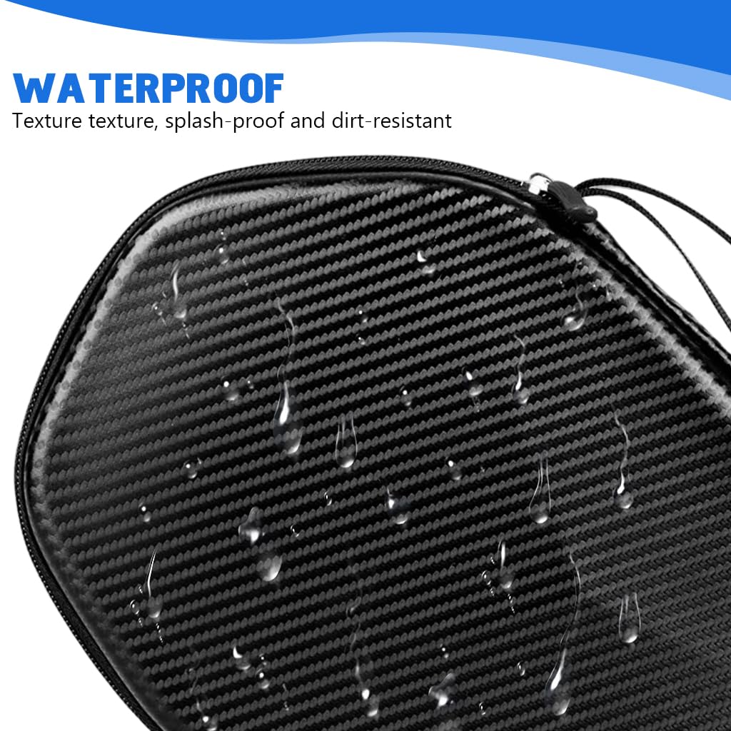 Proberos Table Tennis Paddle Case with EVA Hard Shell Carbon Fiber Pattern | Waterproof Storage Bag
