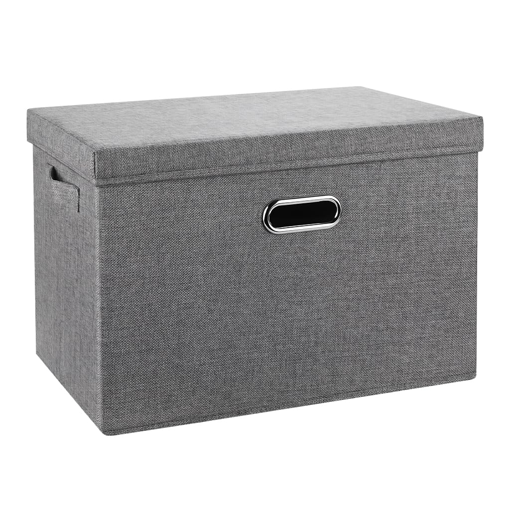 STHIRA Car Trunk Organizer Box for Home and Vehicle Storage with Lid and Handles 45 x 30 x 30cm