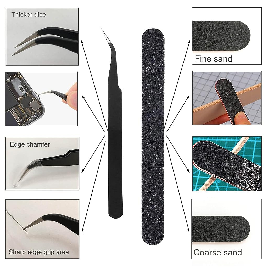 Serplex 3D Print Tool Kit for Cleaning and Finishing Prints with 32 Tools | Includes Cutter and Deburring Blades