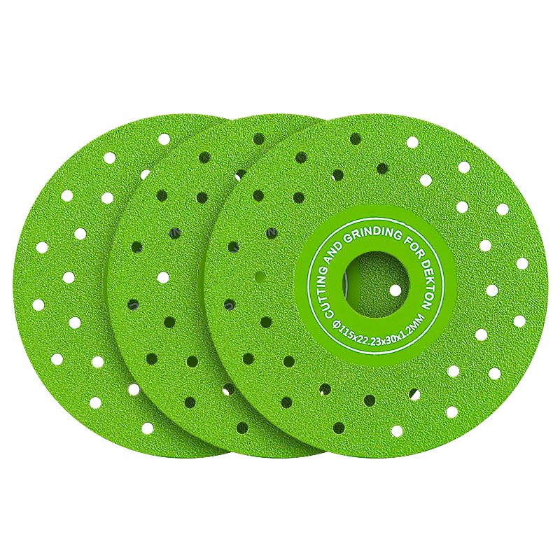 Serplex® 3Pcs Diamond Saw Blades 11.5cm Dia. Multi-Pore Abrasive Disc for Cutting, Polishing, Universal Hard Diamond Saw Blades for Porcelain, Ceramic, Granite, Marble