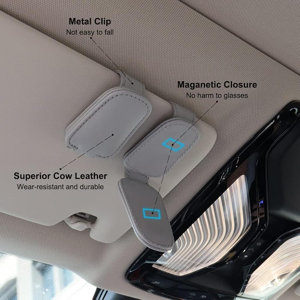 ZIBUYU® Car Visor Sunglasses Holders