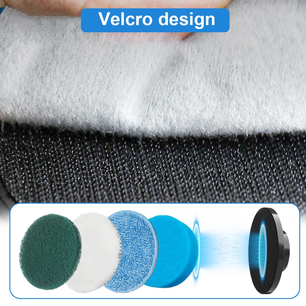 Supvox Replacement Link Board and Hook and Loop Patch for Electric Scrubber | Easy Installation and Secure Pad Grip