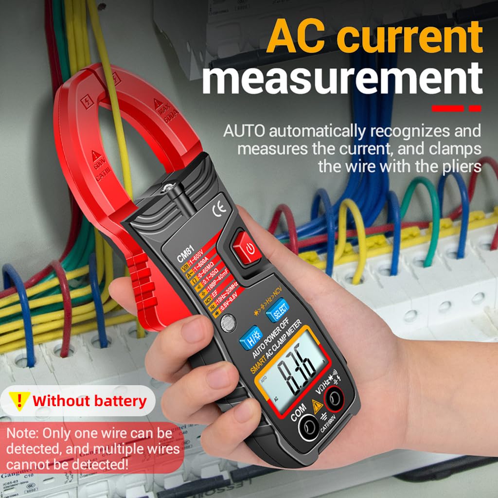 Serplex® Digital Multimeter 600A TRMS 6000 Counts AC/DC Voltage Tester