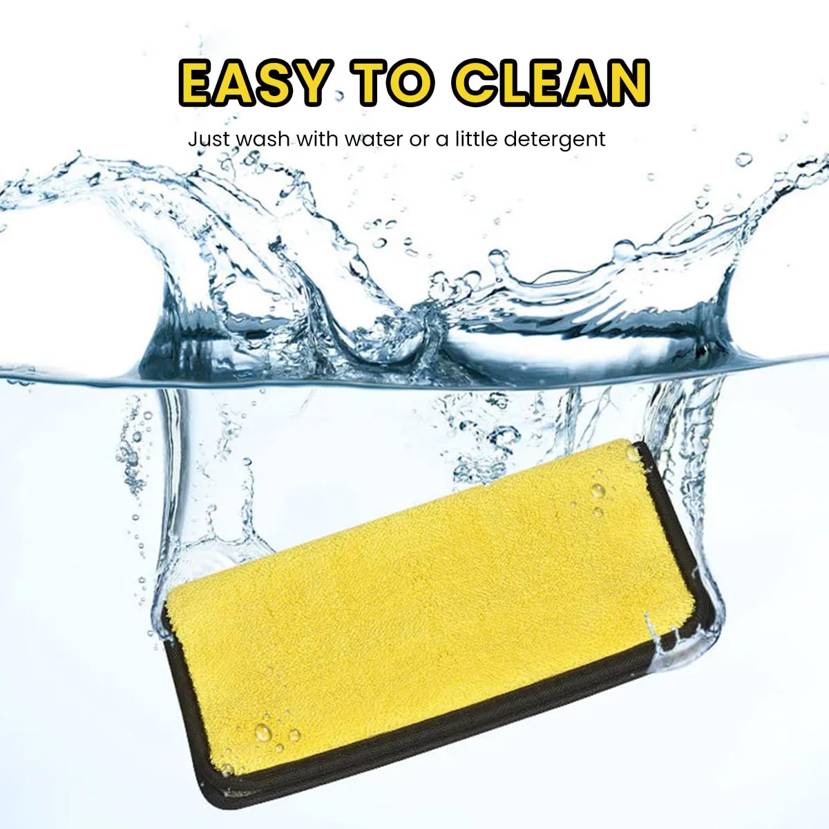 STHIRA Microfiber Cleaning Cloth for Car and Home 23.6x62.9 in featuring Double-Sided Absorbent Design