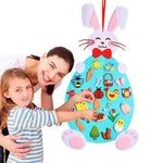 PATPAT® Rabbit Sticker Toy for Kids - Cartoon DIY Bunny Felt Crafts Decoration Toy Handicraft Gift for Kids,DIY Baby Room Decor, Kids Art and Craft Kit DIY Art & Craft Combo Kit for Kids Room Decor