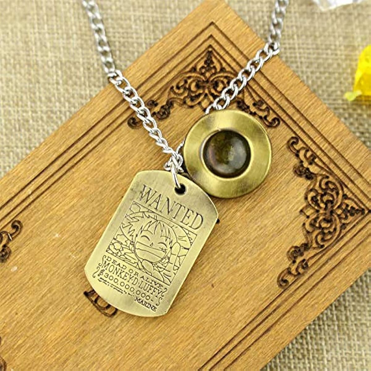 Zibuyu Anime Pendant Necklace for Men and Women featuring Monkey the Luffy Cosplay | Straw Hat Pirates Chain Accessory